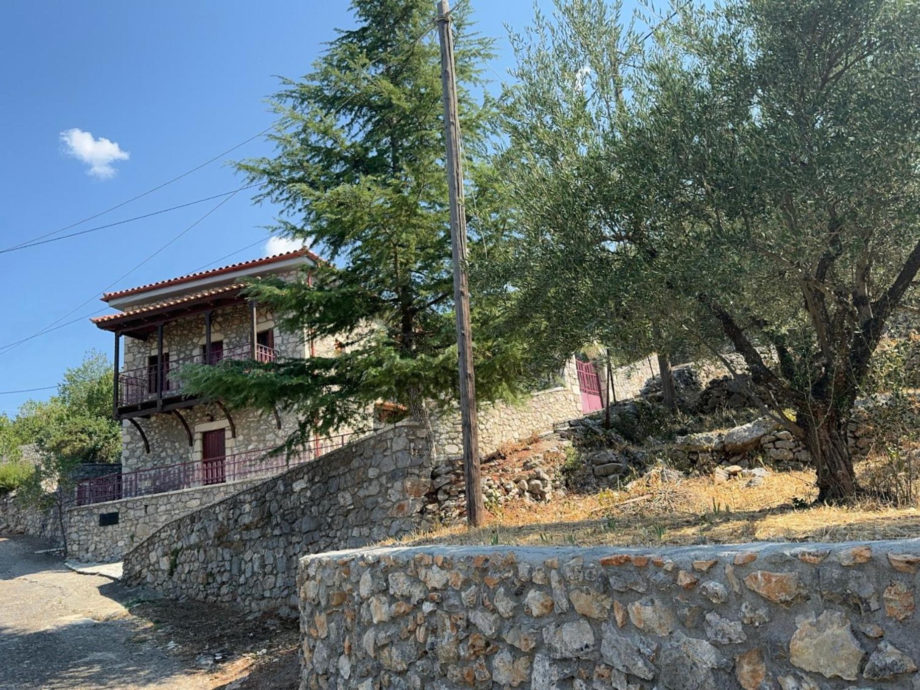 Terra Petra Villa At Psari Trikolonon Gortynia Psárion Exterior foto